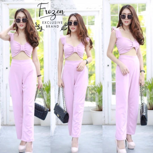 Women Co-ord Sets of Top and straight Cut Pants